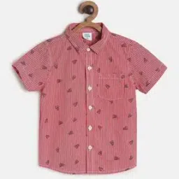 Printed Shirt with Patch Pocket-image-31