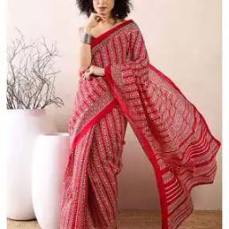 Women Ethnic Motif Design Bhagalpuri Silk Solid Saree Pre-stitched Saree-picture-35