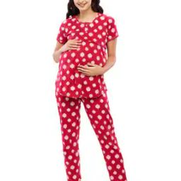 Leaf Pattern Nightwear Set-image-13