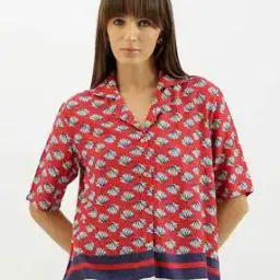 united colors of benetton Women Floral Print Regular Fit Shirt-picture-36