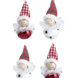 Set of 4 Christmas Hanging Bells-16