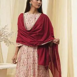 Women Dupatta with Lace Border-picture-35