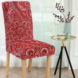 Indian Print Chair Cover-image-9
