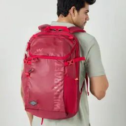 Unisex Typographic Print Laptop Backpack-image-68