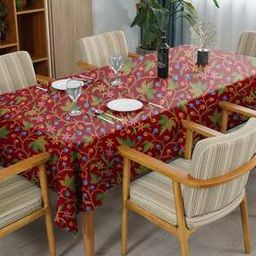 6-Seater Floral Print Table Cover-32