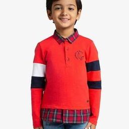Boys Relaxed Fit Rugby Polo T-Shirt-image-64