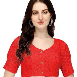 pujia mills Front Open Embroidered Blouse  image 1