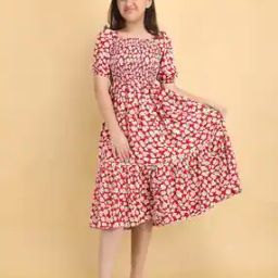 Girls Fit and Flare Dress-image-26