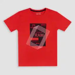 Boys Regular Fit Printed Crew-Neck T-Shirt-image-53