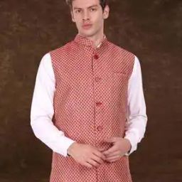 Men Stylised Fit Button-Down Nehru jacket-picture-25