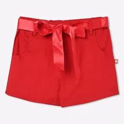 Shorts with Tie-Up Belt-image-48