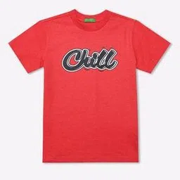 Crew-Neck T-Shirt with Placement Print-image-3
