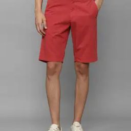 Slim Fit Flat-Front Shorts-image-32