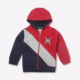 Colourblock Zip-Front Hoodie-picture-49