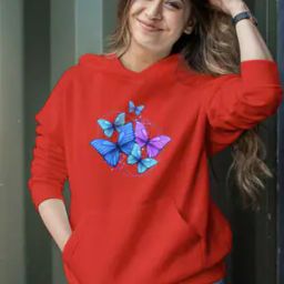 Women Graphic Print Regular Fit Hoodie-image-28