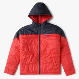 Boys Colourblock Hooded Puffer Jacket-image-21