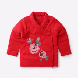 Cotton Jacket with Placement Embroidery-74