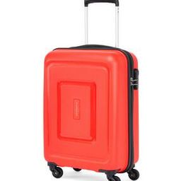Brand Applique Trolley Bag-15