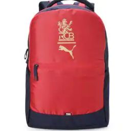 Men Logo Print Back Pack with Zip Closure-23