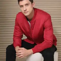 Men Regular Fit Zip-Front Bomber Jacket-picture-44
