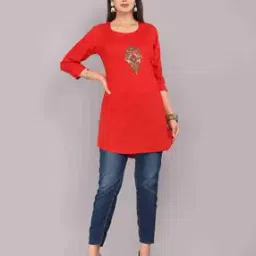 Embellished Button-Down Tunic-picture-23