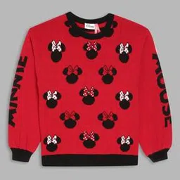 blue giraffe Girls Self-design Pullover-picture-17