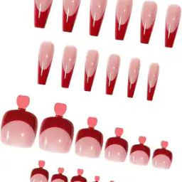 Set Of 48 Artificial Reusable Hand & Toe Nail-13