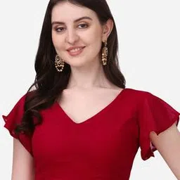 Women Back Open Blouse-image-43