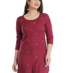 Embroidered Straight Kurti-image-47