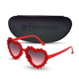 Girls UV Protection Lens Circular Sunglasses - AC037-Sunglasses-Flower-Heart-Red-image-4