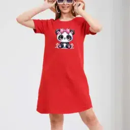 Women Graphic Print Cotton Nightshirt-image-82