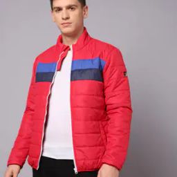 the indian garage co Men Colourblock Regular Fit Puffer Jacket-picture-36