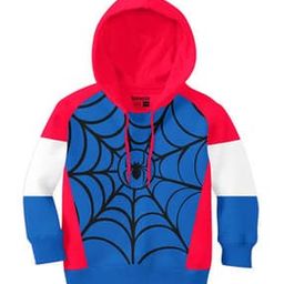 Colourblock Hoodie with Ribbed Hem-9