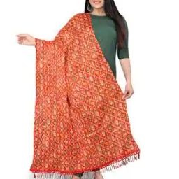 Art Silk Dupatta with Tassels -picture-16