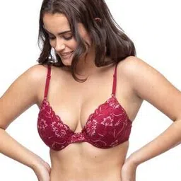 curwish Floral Printed Push-Up Bra-picture-14