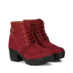 Women Ankle-Length Boots with Synthetic Upper-picture-13