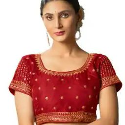 Women Embroidery Back Open Blouse-image-39