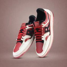 Men Colour-Block Lace-Up Casual Shoes -45