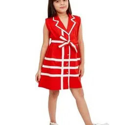 olele Girls A-Line Dress with Tie-Up-picture-14