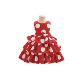 Polka-Dot Print Fit & Flare Dress-image-20