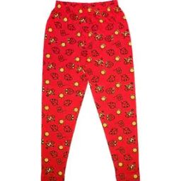 Abstract Print Basic Leggings-20