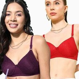 Pack of 2 Lightly-Padded T-Shirt Bra-image-21