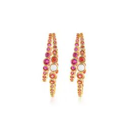 Double Statement Hoops 18kt Gold Earrings-image-28