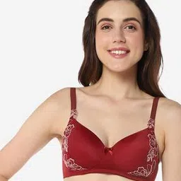 amante Padded Non-Wired Full Coverage Floral Chic T-Shirt Bra  - BRA101401-picture-32