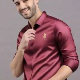 Men Embroidery Regular Fit Shirt-image-0