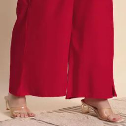 Women Mid Rise Flared Palazzos-picture-47