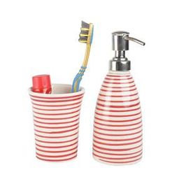 Set of 2 Ceramic Bathroom Accessories-32
