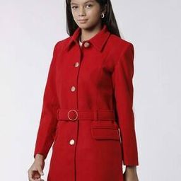 Trench Coat with Flap Pockets-image-13