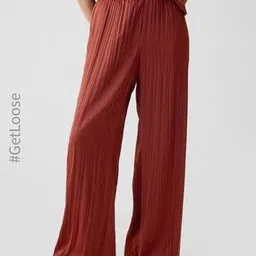 Women Striped Regular Fit Pull-On Pants-image-66