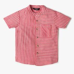 Boys Striped Regular Fit Shirt-image-38